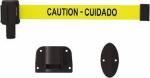 Banner Stakes Plus Wall Mount System With Yellow "Caution-Cuidado" Banner