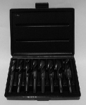 Qual Tech 8 Piece Drill Bit Set with 1/2" Reduced Shank