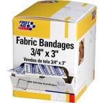 Fabric Bandages, 3/4" x 3", 100/Box