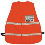 Incident Command Vest 1" Reflective Stripe / Orange