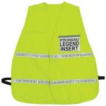 Incident Command Vest 1" Reflective Stripe / Yellow-Lime