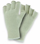 West Chester Premium Natural White Fingerless Cotton/Polyester String Knit Gloves