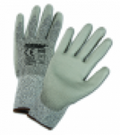 West Chester Gray Lycra HPPE Fiber & PU Dipped Coated Gloves