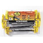 Bondhus 13138, Set 10 Balldriver and Hex T-Handles 3/32 - 3/8