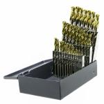 29PC TiN Tipped Drill Set 1/16-1/2 BY 64ths