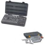 GearWrench  57pc. 3/8" Drive 6 Point SAE/Metric Socket Set With 51pc. 1/4" Drive 6 Point SAE/Metric Socket Set