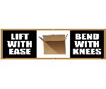 LIFT WITH EASE BEND WITH KNEES BANNER