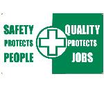 SAFETY PROTECTS PEOPLE BANNER