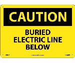CAUTION BURIED ELECTRIC LINE BELOW
