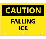 CAUTION FALLING ICE SIGN
