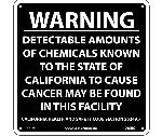 WARNING DETECTABLE AMOUNTS OF CHECMICALS CALIFORNIA  PROPOSITION 68