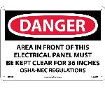 DANGER ELECTRICAL HAZARD SIGN