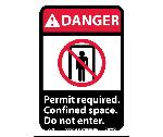 DANGER PERMIT REQUIRED FONFINED SPACE DO NOT ENTER SIGN