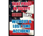 Take Pride In Safety Digital Scoreboard