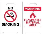 NO SMOKING DOUBLE-SIDED FLOOR SIGN