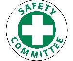 SAFETY COMMITTEE HARD HAT EMBLEM