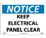 NOTICE KEEP ELECTRICAL PANEL CLEAR