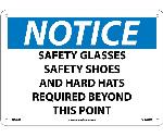 NOTICE PPE WEAR REQUIRED SIGN