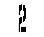 INDIVIDUAL CHARACTER STENCIL 36" NUMBER SET