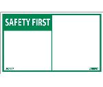 SAFETY FIRST LABEL