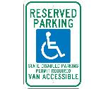 RESERVED PARKING PARKING PERMIT REQUIRED SIGN