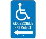 ACCESSIBLE ENTRANCE SIGN