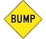 BUMP TRAFFIC SIGN