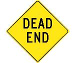 DEAD END SIGN