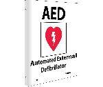 2-VIEW AED AUTOMATED EXTERNAL DEFIBRILLATOR SIGN