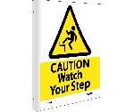 2-VIEW CAUTION WATCH YOUR STEP SIGN