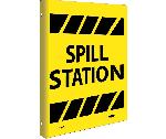 2-VIEW SPILL STATION SIGN