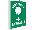 2-VIEW EMERGENCY EYEWASH SIGN