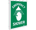 2-VIEW EMERGENCY SHOWER SIGN
