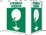 3-VIEW EYE WASH STATION SIGN