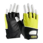 PIP Maximum Safety Leather Palm Yellow Mechanics Gloves