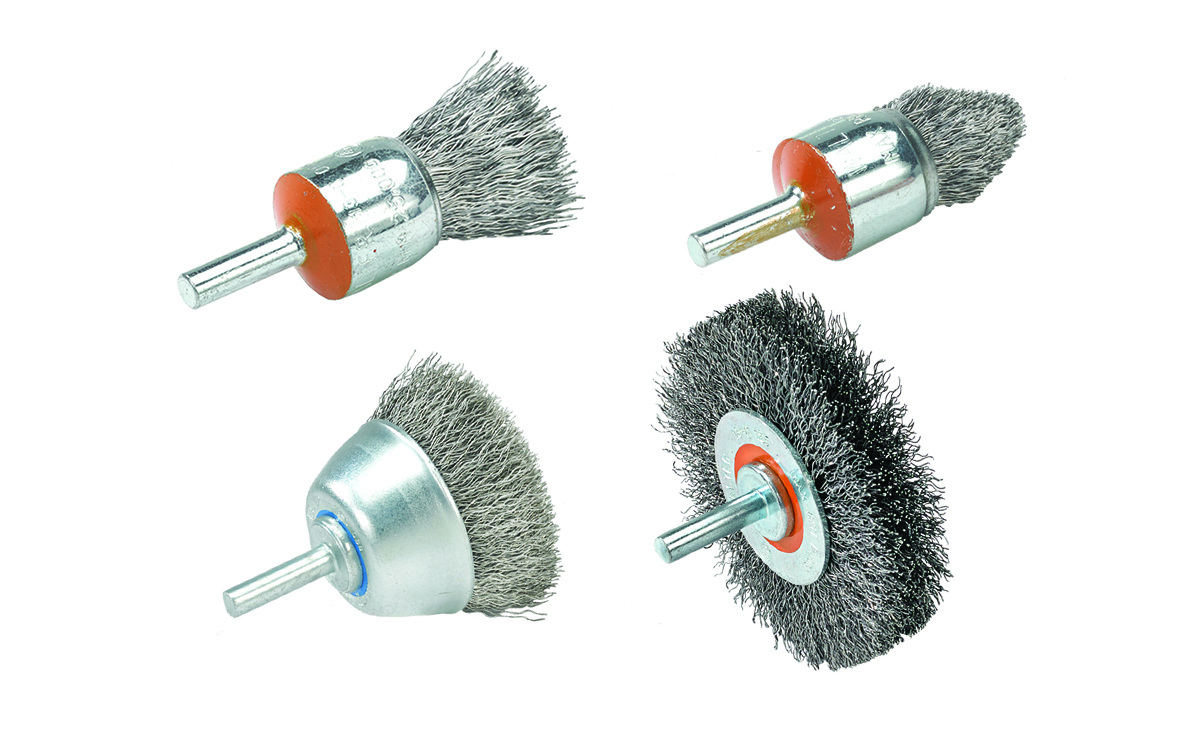 4 X 1/4  MOUNTED WHEEL BRUSH