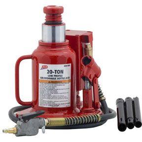 ATD 7372 20-Ton Low Profile Air/Hydraulic Bottle Jack - Mutual Screw ...