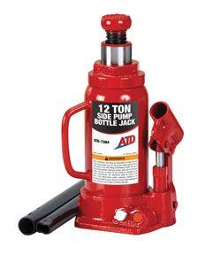 ATD 7384 12-Ton Hydraulic Bottle Jack - Mutual Screw & Supply