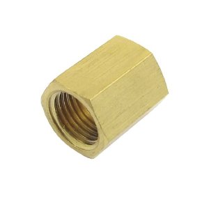 Brass Coupling Nut available at Mutual Screw & Fasteners Supply -   - Mutual Screw & Supply