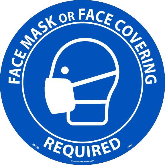 FACE MASK/COVERING REQUIRED