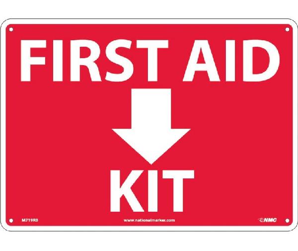 FIRST AID KIT SIGN - Mutual Screw & Supply