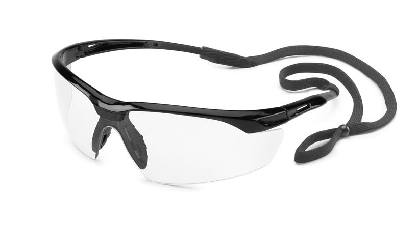 Gateway Safety Conqueror® Clear Lens Black Frame Safety Glasses - 10 Pack
