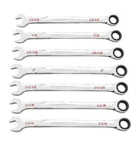 GearWrench 7pc. SAE Universal Spline XL Combination Ratcheting Wrench Set