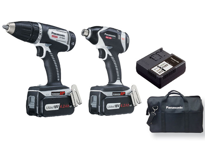 Panasonic cordless 2024 drill twin pack