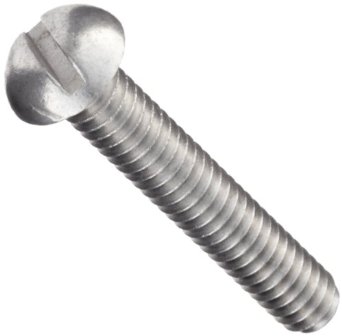 Slotted Round Head Aluminium Machine Screws