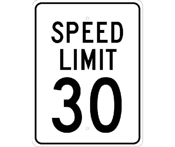 SPEED LIMIT 30 SIGN - Mutual Screw & Supply