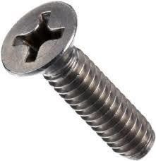 Stainless Steel 18/8 Phillips Flat Head Machine Screws