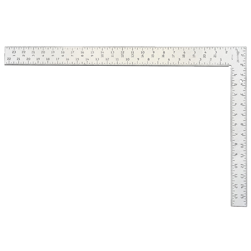 Starrett FS-24 Steel Professional Framing Square, 24 Inch x 16 Inch Length