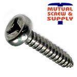 Tri Wing® Pan Head 18/8 Stainless Steel Sheet Metal Screw