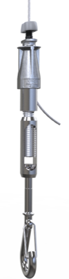 Unigrip Calibra / 1 Pin & Ceiling Clip Nitroset End Fixing (NS90)